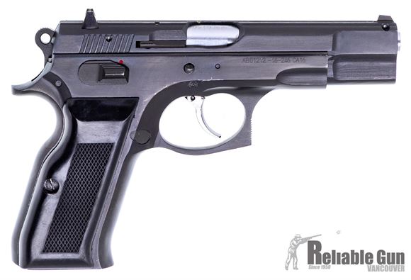 Picture of Used Norinco NZ 85B Semi Auto Pistol - 9mm, 4.5", Black Plastic Grips & Spare Clear Grips, 2 Magazines, Very Good Condition