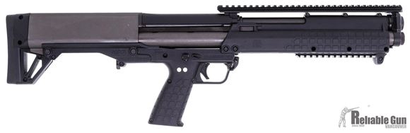 Picture of Used Kel Tec KSG Pump-Action Shotgun - 12ga, 18", 12rds Dual Mag Tubes, Black, Top Rail, Good Condition