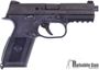 Picture of Used FN Herstal (FNH) FNS-9 Semi-Auto Pistol - 9mm, 5", Stainless Steel Slide, Black Polymer Frame, 3 Mags, Original Case, Good Condition