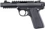 Picture of Ruger Mark IV 22/45 Tactical Semi Auto Rimfire Pistol -  22LR, 4.4", Threaded 1/2"-28, Black Oxide, Polymer Frame, Checkered 1911-Style Grips