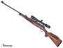 Picture of Used Sauer 202 Bolt Action Rifle, 7mm Rem Mag, Zeiss Conquest V4 4-16x44, 26" Barrel With Sights, 1 Mag, Walnut Stock, Small Rust Spots on Receiver Otherwise Very Good Condition