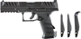 Picture of Walther PDP Compact Optic Ready Semi-Auto Pistol - 9mm, 5", Steel Slide, Black Polymer Frame, Front Serrations, 2x10rds, Grip Panels, Rail