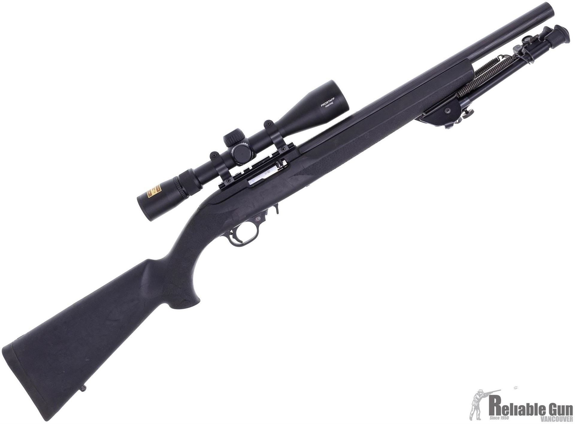 Used Ruger 1022 Tactical Rimfire Semi Auto Rifle 22 Lr 1612 Target Barrel Satin Black 5497