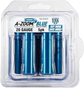 Picture of A-Zoom 12313 20 Gauge Snap Cap Blue, 5Pk