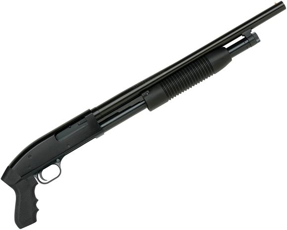 Picture of Mossberg Maverick 88 Security Pump Action Shotgun - 12Ga, 3", 18-1/2", Blued, Black Pistol Grip, 6rds, Front Bead Sight, Fixed Cylinder