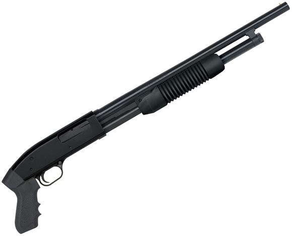 Picture of Mossberg Maverick 88 Cruiser Pump Action Shotgun - 20Ga, 3", 18.5", Blued, Black Pistol Grip, 6rds, Front Bead Sight, Fixed Cylinder