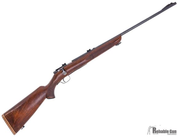 Picture of Used Winchester Model 75 Bolt Action Rifle, 22 LR, 23'' Barrel No Sights, Walnut Stock 1 Magazine, Drilled And Tapped