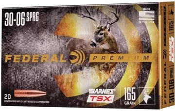 Picture of Federal Premium Vital-Shok Rifle Ammo - 30-06 Sprg, 165Gr, Barnes Triple-Shock X