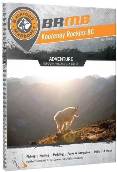 Picture of Backroad Mapbooks, Backroad Mapbook - British Columbia, Kootenay Rockies BC, Western Canada, 8th Edition