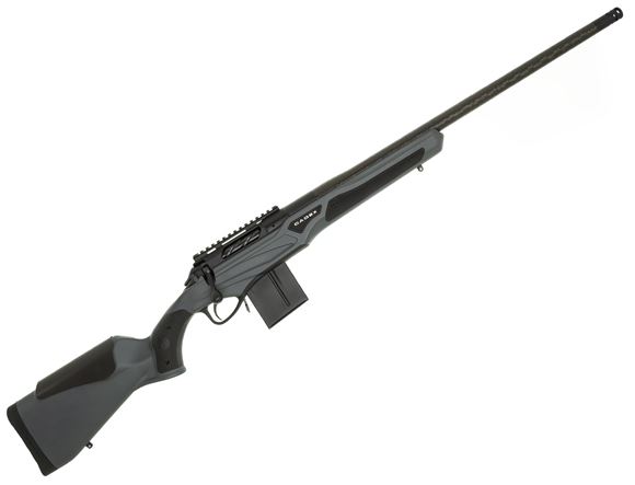 Picture of Cadex Defense CDX-R7 Sporter Bolt Action Rifle - 6.5 PRC, 24" Carbon PROOF Barrel, 1-8" Twist, Hybrid Grey Black (HGB) Sporter Stock, DX2R7 Trigger, Bolt Knob "D", 10rds, 0 MOA Rail, w/ Muzzle Brake & Hard Case