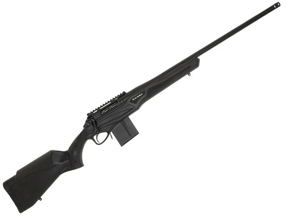 Picture of Cadex Defense CDX-R7 Sporter Bolt Action Rifle - 6.5 PRC, 24", 1-8" Twist, Black Sporter Stock, DX2R7 Trigger, Bolt Knob "D", 10rds, 0 MOA Rail, w/ Muzzle Brake & Hard Case