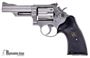 Picture of Used Smith & Wesson Model 66, 357 Magnum, 4'' Barrel, (12.6 Prohib) Stainless, Pachmayr Rubber Grips, Good Condition