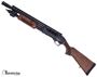 Picture of Canuck Renegade Pump Action Shotgun - 12ga, 3", 14", Black, Full Length Optic Rail, Mobil chokes (F,M,C & Breecher Choke), 4rds Side Saddle, Walnut Fixed Stock & Raptor Grip Included