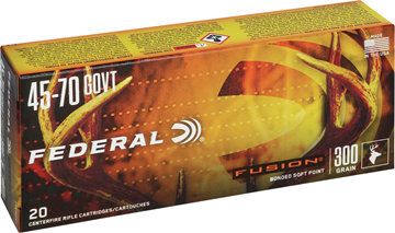 Picture of Federal Fusion Rifle Ammo - 45-70 Govt, 300Gr, Fusion, 20rds Box, 1850fps