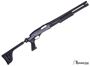 Picture of Used Winchester 1300 Defender Pump, 12-Gauge, 18.5'' Barrel, Choate Folding Stock, Six Shot Side Saddle, Very Good Condition