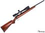 Picture of Used CZ 452 Varmint Bolt Action Rifle, 22 LR, 20" Blued Heavy Barrel, Bushnell Elite 3200 Tactical Scope 5-15 AO, Walnut Stock, 1 Mag, Very Good Condition