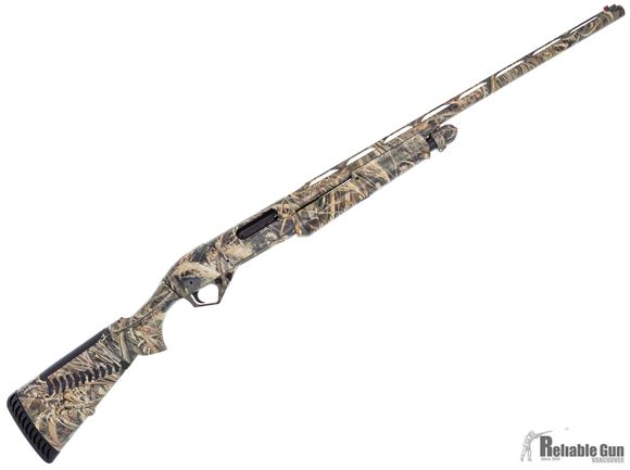 Picture of Used Benelli Super Nova Pump Action,12-Gauge, 3-1/2'' , 28'' Barrel (IC Choke), Max 5 Camo Comfortech Stock, Very Good Condition