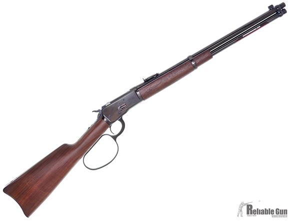 Picture of Used Winchester Model 1892 Large Loop Lever Action Carbine - 44 Magnum, 20" Barrel, Satin Grade I Walnut Stock w/Barrel Band, 10rds, Excellent Condition