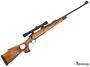 Picture of Used Ruger M77 Bolt Action Rifle, 30-06 Sprg, 22'' Barrel, Custom Thumbhole Wood Stock, Leupold M7 4x Scope, Good Condition