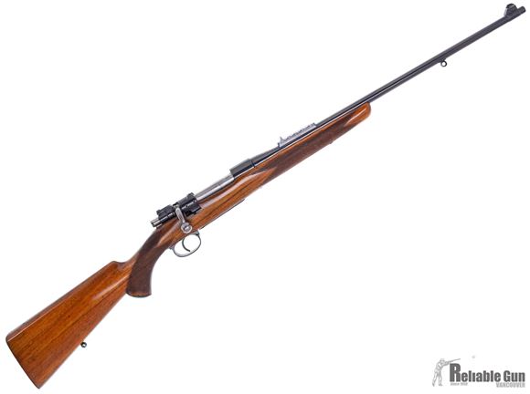 Picture of Used W.W.Greener Bolt Action Rifle, 303 British, Mauser 98 Action, 24'' Barrel w/Safari Flip Style 5 Blade Sight, Walnut Stock, Good Condition