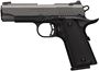 Picture of Browning 1911-380 Black Label Pro Tungsten Single Action Semi-Auto Pistol - 380 ACP, 4-1/4", Tungsten Cerakote Slide, Matte Black Composite Frame, Black Composite Grip Panels, 8rds, Combat White Dot Front & Rear Sights, Extended Ambi Safety