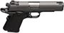 Picture of Browning 1911-380 Black Label Pro Tungsten Single Action Semi-Auto Pistol - 380 ACP, 4-1/4", Tungsten Cerakote Slide, Matte Black Composite Frame, Black Composite Grip Panels, 8rds, Combat White Dot Front & Rear Sights, Extended Ambi Safety
