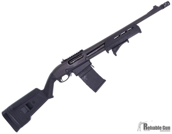 Picture of Used Remington 870DM Pump Action Shotgun, 12ga, 4 x Mags, Magpul Furniture, Breecher Choke, Excellent Condition