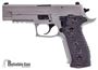 Picture of Used Sig P226 Stainless Elite Semi Auto Pistol, 9mm Luger, Grey G10 Grips, 4 Mags, Original Case, Very Good Condition