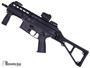 Picture of Used Brugger & Thomet (B&T) APC9-SA Semi-Auto 9mm, 6.9" Barrel, With Aimpoint Micro T-1, Vertical Foregrip, 3 Mags & Original Case, Excellent Condition