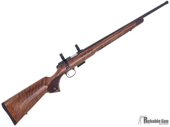 Picture of Used CZ 457 Royal Bolt-Action 17 HMR, 20" Threaded Barrel, With Leupold Rings, One Mag, Excellent Condition