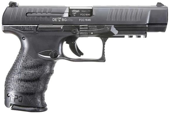 Picture of Walther PPQ M2 Target Semi-Auto Pistol - 22 LR, 5", Black, Alloy Slide & Polymer Frame, Fiber Optic Sight, 2x10rds