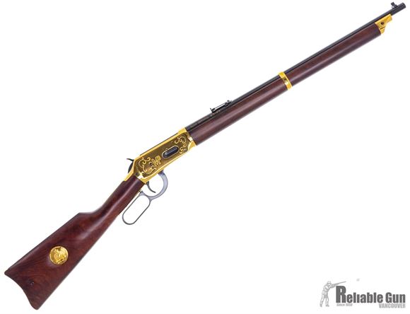 Picture of Used Winchester Model 94 RCMP 1873-1973 Centennial, Lever Action Rifle, 30-30 Win, 22'' Barrel, Gold Coloured Receiver, RCMP Medallion In Stock, Original Box Is Worn, Display Box Included, Excellent Condition