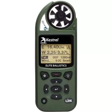 Picture of Kestrel Weather Meters - Kestrel 5700 Elite Weather Meter, With Applied Ballistics G1/G7, Bluetooth LiNK, 1x AA, Olive