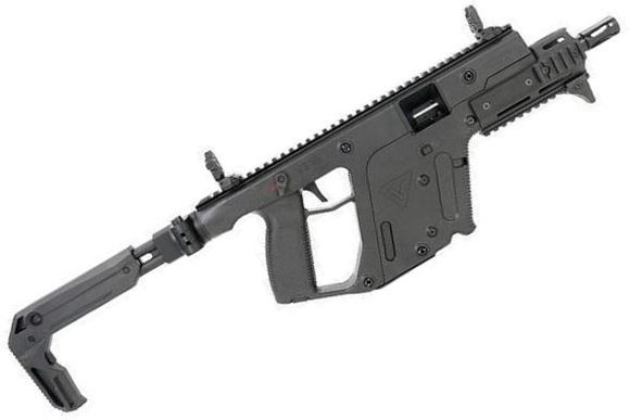 Picture of KRISS Vector SBR Enhanced Semi-Auto Carbine - 45 ACP, 6.5", 1:10", Threaded, Black, Ambidextrous Folding Stock, 10rds, Flip Up Front & Rear Sights, MK5 Modular Rail