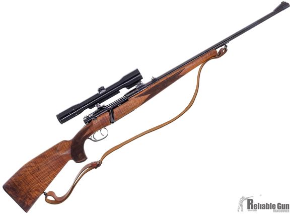 Picture of Used Steyr Daimler Mod GK Bolt Action Rifle , 7x64, 24'' Barrel w/Sights, Oil Finish Walnut Stock, Double Set Trigger, Hensoldt Wetzlar 1.5-6 Scope, Good Condition