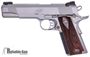 Picture of Used Kimber 1911 Stainless II Semi-Auto Pistol, 9mm Luger, 5" Barrel, Tru Glo Sights, 2 Mag, Checkered Wood Grips, Original Case, Excellent Condition