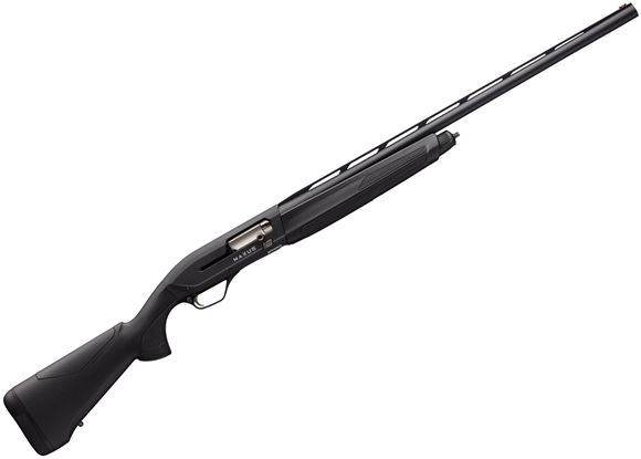 Picture of Browning Maxus II Stalker Semi-Auto Shotgun -12Ga, 3", 28", Lightweight Profile, Vented Rib, Black Anodized Alloy Receiver, Black Composite Stock w/Rubber Overmold, 4rds, Fiber Optic Front & Ivory Mid Bead, Invector Plus (F,M,IC)