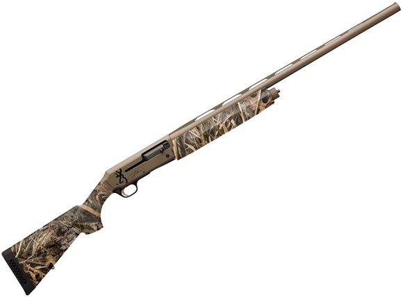 Picture of Browning Silver Field Semi-Auto Shotgun - 12Ga, 3-1/2", 28",Mossy Oak Shadow Grass Composite Stock, FDE Finish Receiver, Brass Bead Front Sight, 4rds, (F,M,IC)