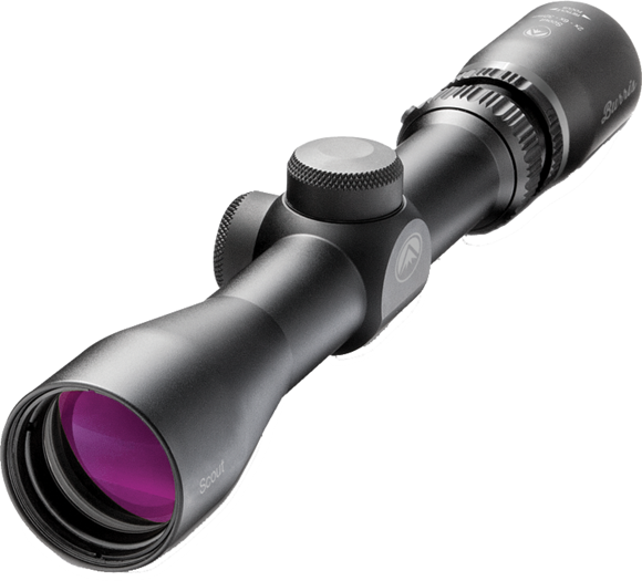 Picture of Burris Riflescopes, Scout Riflescopes - 2-7x32mm, 1", Matte, Ballistic Plex, 1/4 MOA Click Value, Nitrogen Filled, Waterproof/Fogproof/Shockproof