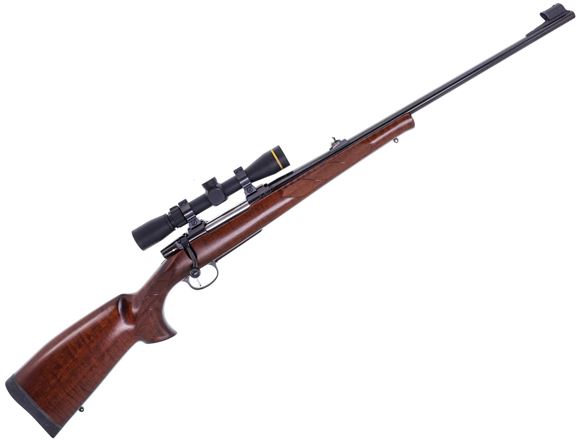 Picture of Used CZ 550 Lux Bolt Action Rifle - 8x57mm, 24" Barrel w/Sights, Walnut Stock, Single Set Trigger, Leupold VX-Freedom 2-7x33, Excellent Condition