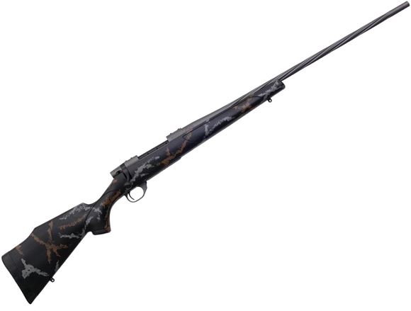 Picture of Weatherby Vanguard MeatEater Bolt Action Rifle - 6.5 Creedmoor, 24", #2 Contour, Cold Hammer Forged Fluted Barrel, Tungsten Cerakote Finish, Monte Carlo Composite Stock, 5rds, Two-Stage Trigger