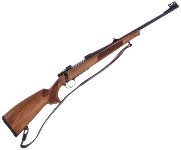 Picture of Used CZ 557 Lux Bolt Action Rifle - 308 Win, 520mm/20.5", Hammer Forged, Walnut Stock, Adjustable Open Sights, Adjustable Trigger, Leather Sling, Original Box, Excellent Condition