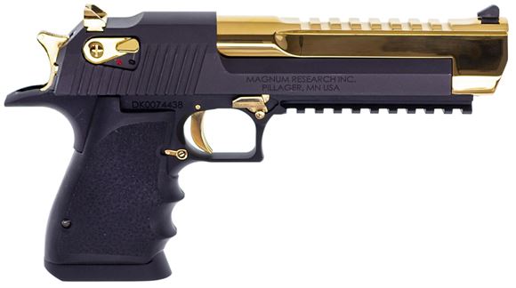 Picture of Used Magnum Research Desert Eagle L6 50AE Black/Gold Special edition