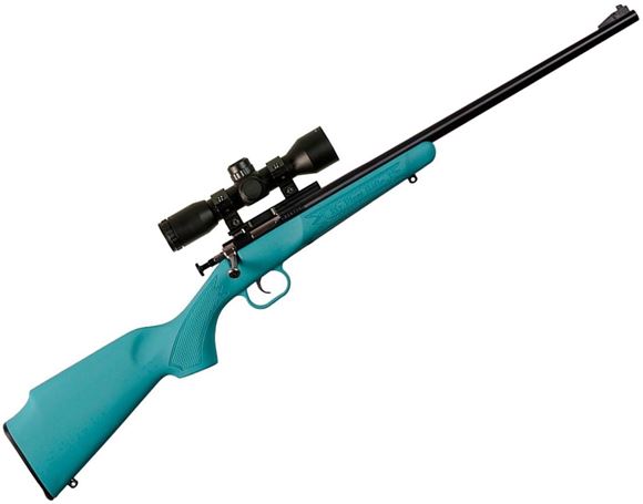 Picture of Keystone KSA2302PKG Crickett Bolt Rifle 22 LR, Blue Syn w/Scope