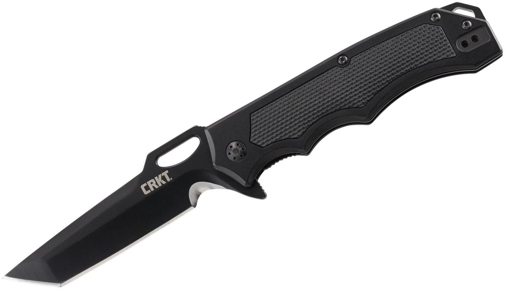 CRKT 7050 Septimo Folding Knife Blade Length 3.622 Combination Steel ...