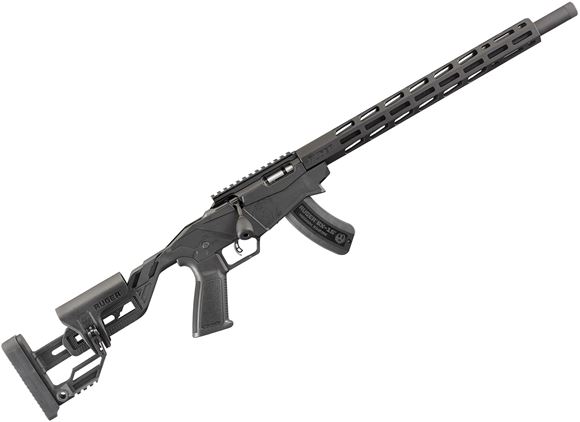 Picture of Ruger 8403 Precision Bolt Action Rifle, 17 HMR, 18" Threaded Bbl Quick-Fit Adjustable Stock, 9+1 Rnd