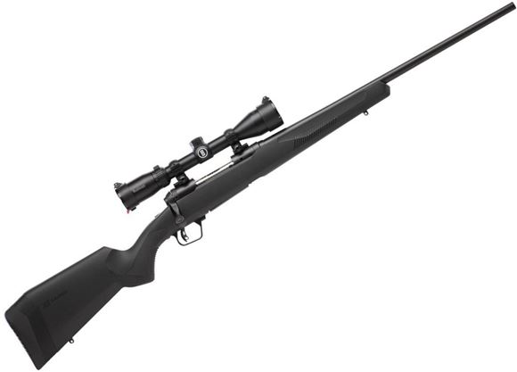 Picture of Savage Arms Model 110 Engage  Hunter XP Bolt Action Rifle - 308 Win, 22", Matte Blued, Black Synthetic Stock, Adjustable LOP, 4rds, With Bushnell Engage 3-9x40mm Scope, AccuTrigger