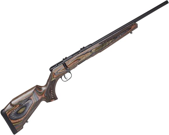 Picture of Savage 70249 B22 BNS-SR Bolt Action Rifle, 22 LR, 18 In. Barrel, Tang Safety, AccuTrigger, 10 Shot Rotary Magazine