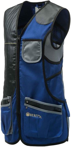 Picture of Beretta Women's Clothing, Vests - Beretta Sporting Vest, Blue Royal & Grey, Medium