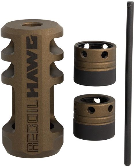 Picture of Browning Recoil HAWG Muzzle Brake, Burnt Bronze